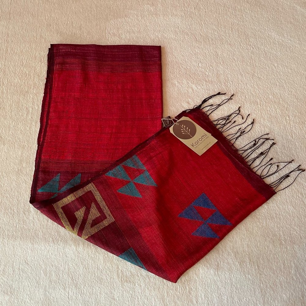 New KAROMI Fine Silk Totem Stole/Scarf